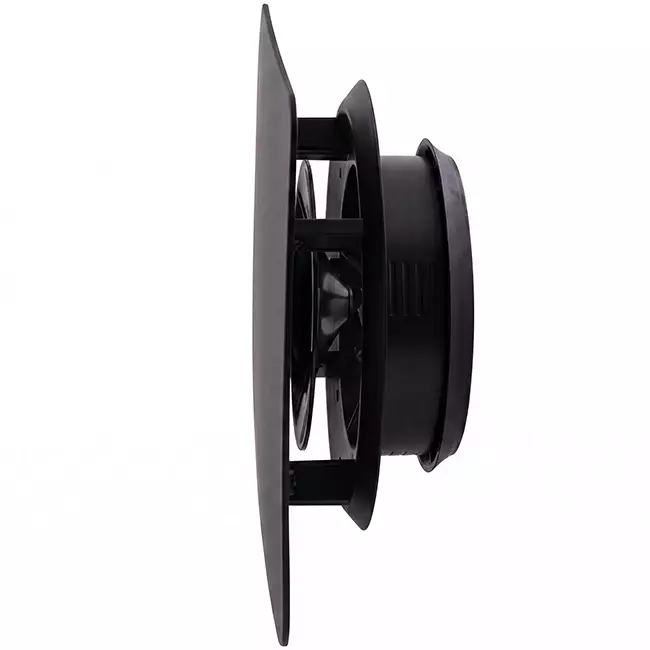 Zawór ClimaConnect Design kwadratowy Ø 125 mm – czarny