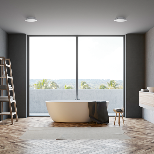 Zawór ClimaConnect Design okrągły, średnica 125 mm – biały
