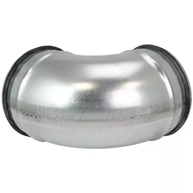 Kolano spiralne okrągłe krótkie 90° Ø 100 mm do przewodu spiralnego