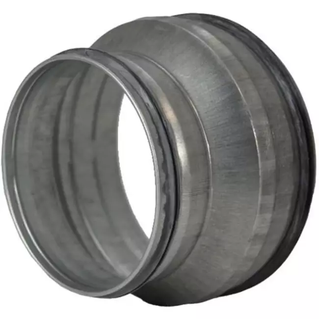 Redukcja od Ø 200 mm do Ø 125 mm do przewodu spiralnego