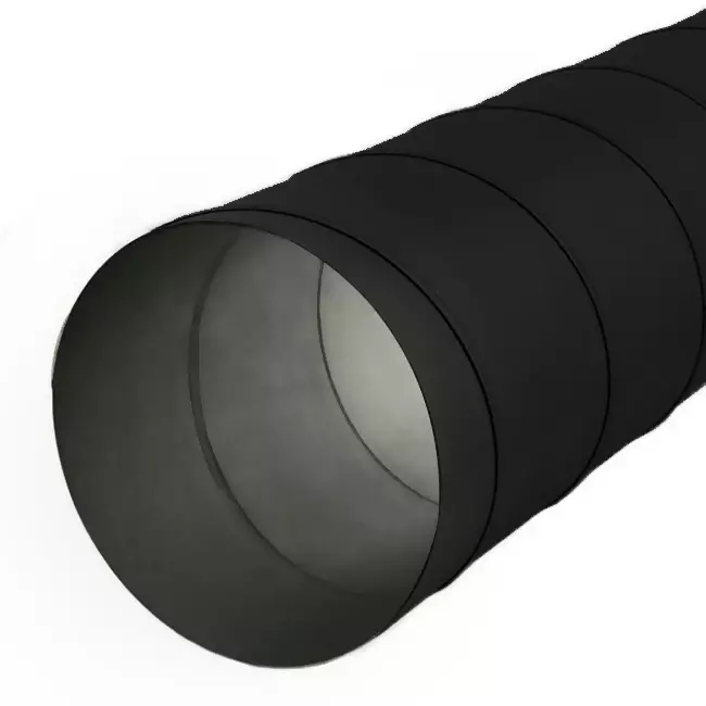 Rura Spiro 125 mm L=1500 mm sendz. ocynkowana RAL9005