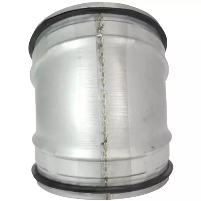 Kolano spiralne okrągłe krótkie 45° Ø 125 mm do przewodu spiralnego