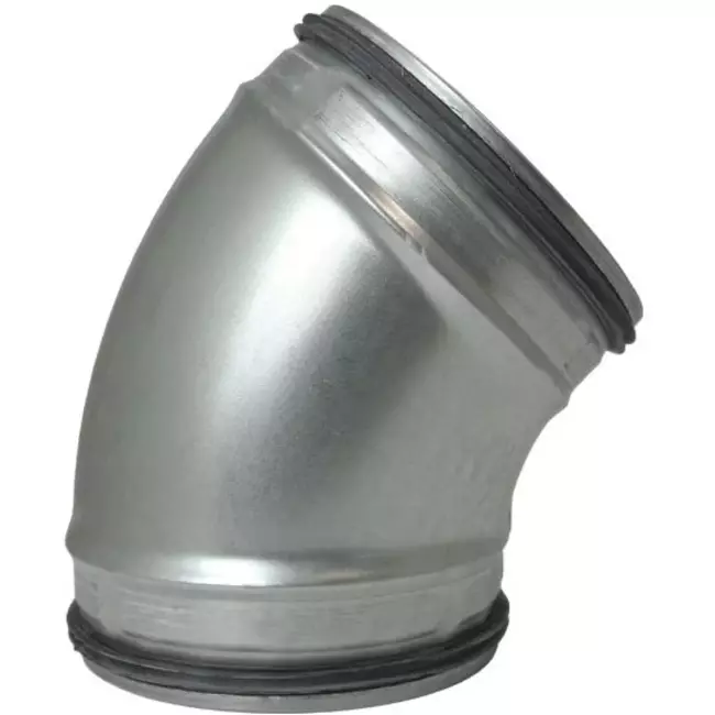Kolano spiralne okrągłe 45° Ø 125 mm do przewodu spiralnego