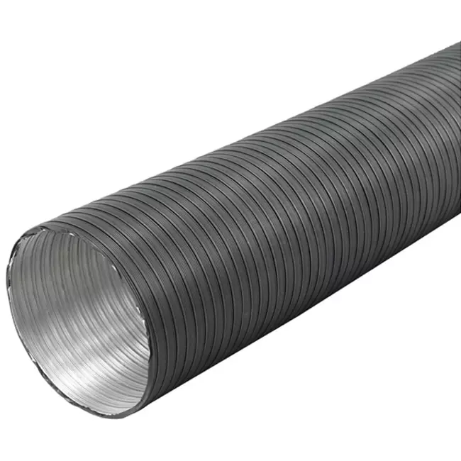 Wąż wentylacyjny aluminiowy sztywny średnica 100 mm długość 3 metry - kolor antracyt