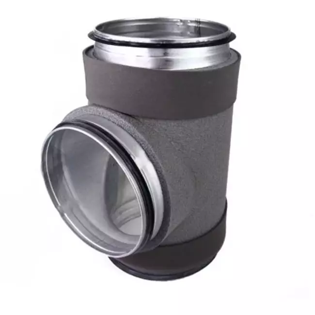 Izolowany trójnik Thermoduct 13 mm o średnicy 160 mm - 125 mm (90 stopni)