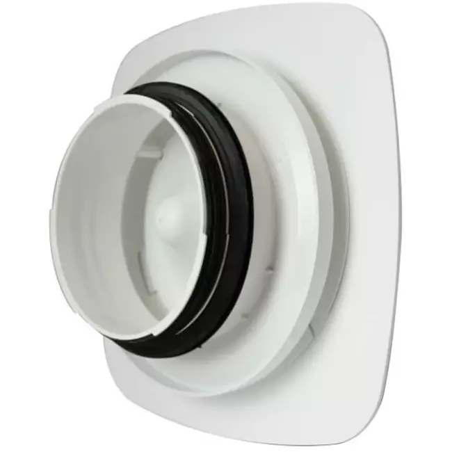 Vent-Axia UniflexPlus+ RVV 125 mm kwadratowy kontrolowany anemostat – biały