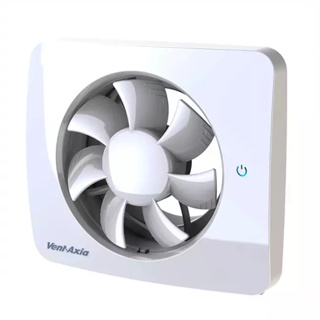 Łazienkowy wentylator wyciągowy Vent-Axia Svensa PureAir z czujnikiem zapachów (sterowany za pomocą aplikacji)
