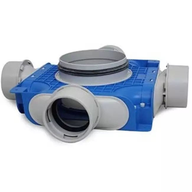 Podrozdzielnica wentylacyjna UniflexPlus 4x Ø90 mm z króćcem Ø160 mm