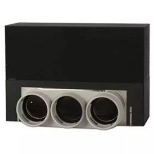 Rozdzielacz podłowoy Vent-Axia Uniflexplus 3 x Ø69 mm, w zestawie 2 x osłony uszczelniające Ø69 mm