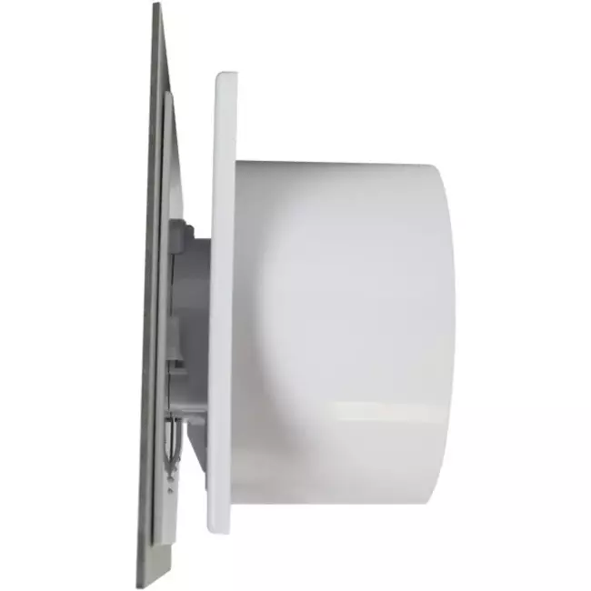 Air Roxy wyciągowy wentylator łazienkowy ze średnicą przyłącza 100 mm met Timer en Vochtsensor - front goud aluminium