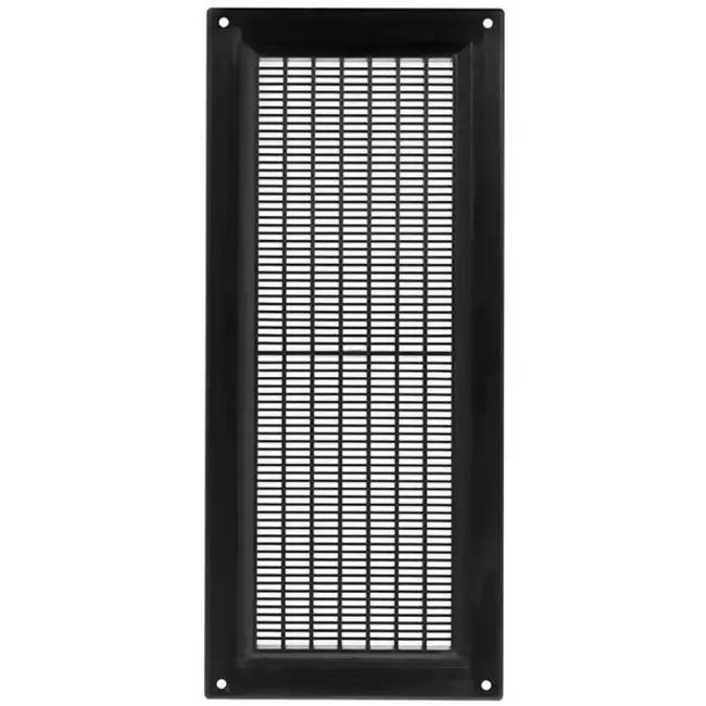Kratka wentylacyjna plastikowa prostokątna 130x300 czarna - VR1330M