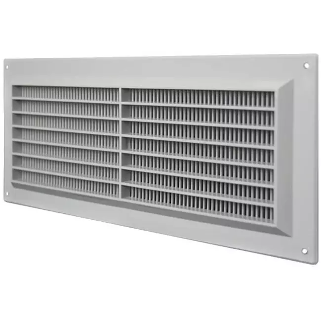 Kratka wentylacyjna prostokątna z kratą 130x300 szara - VR1330P