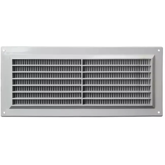 Kratka wentylacyjna prostokątna z kratą 130x300 szara - VR1330P