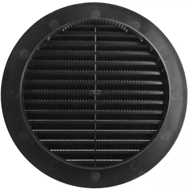 Kratka wirnika Ø150 mm czarna - VR150M
