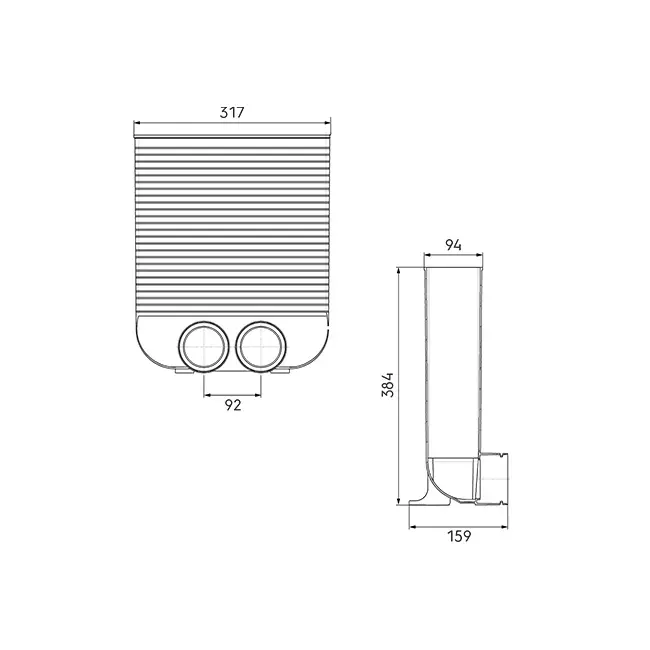 Adapter rusztu Ubbink Air Excellent 34C