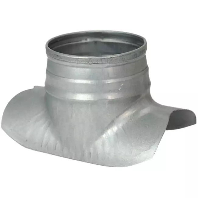 Siodło do kanału spiralnego Ø 80 mm - 80 mm (90°) - ocynkowane (nie typu SAFE)
