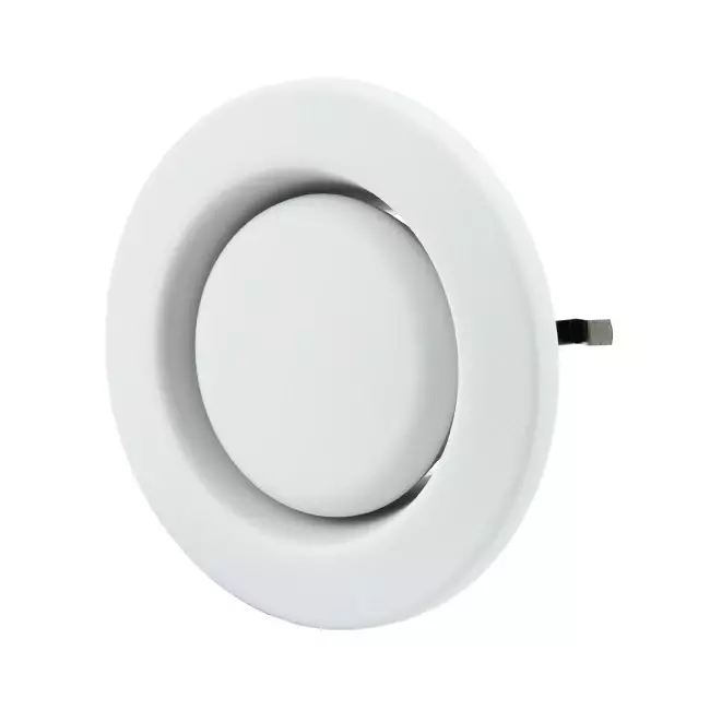 Zawór wyciągowy Zehnder z tworzywa sztucznego 125 mm, kość słoniowa - STC 100/125
