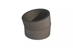 Wygięcie Ubbink Aerfoam 15 stopni 160 mm
