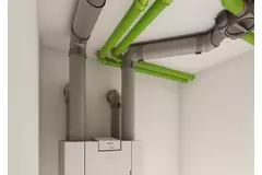Ubbink Aerfoam zagięcie 45 stopni 180 mm