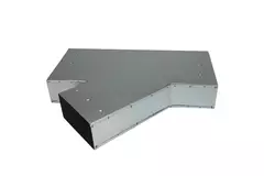 Trójnik 45 stopni 220x80 mm - 170x80 mm do kanałów wentylacyjnych