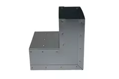 Gięcie 90 stopni 170x80 mm w pionie dla kanału wylewowego