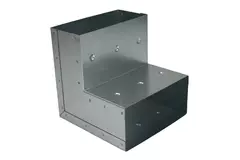 Gięcie 90 stopni 170x80 mm w pionie dla kanału wylewowego