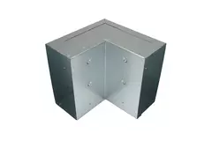 Gięcie 90 stopni 170x80 mm w pionie dla kanału wylewowego