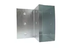 Gięcie 90 stopni 170x80 mm w pionie dla kanału wylewowego