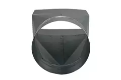 Adapter 170x80 mm do średnicy 160 mm dla kanałów