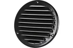 Kratka wentylacyjna metalowa okrągła Ø125 mm czarna - MR125M