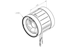 Wentylator kanałowy Ruck® Etamaster z silnikiem EC - 220 m³/h -Ř 125 mm + regulator PWM