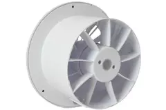 Okrągły biały wentylator łazienkowy z timerem - Ø 150 mm - aRid 150 BB TS