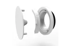 Regulowany zawór zasilający i spustowy Vent-Axia Uniflexplus RV 100 mm - biały