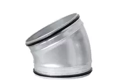Kolano spiralne okrągłe 30° Ø 125 mm do przewodu spiralnego