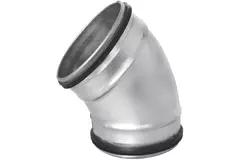 Kolano spiralne okrągłe 45° Ø 125 mm do przewodu spiralnego