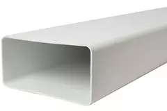 Przewód wentylacyjny prostokątny z tworzywa sztucznego 110 x 55 m L=1 metr - K-1