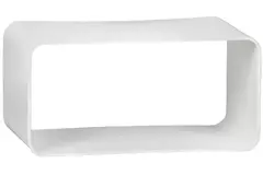 Plastikowa złączka mufowa prostokątna 110x55 mm - KSF