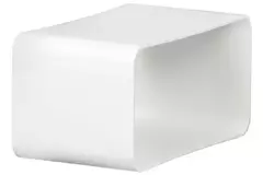 Plastikowa złączka mufowa prostokątna 110x55 mm - KSF