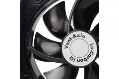 Łazienkowy wentylator wyciągowy Vent-Axia Lo-Carbon iQ Fresh Intellivent CZARNY Ø100 - 125 mm