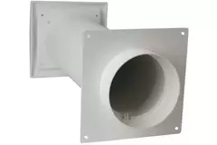 Zestaw do wentylacji przezściennej SPK3 Ø 100 mm z zaworem zwrotnym