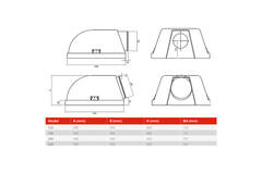EPS Pion izolowany 590x590 Ø 160mm