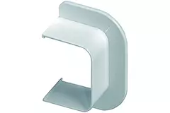 Rozeta ścienna do kanałów klimatyzacyjnych Climaplus 90x65mm RAL 9010 BIAŁY