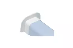 Climaplus kanał klimatyzacyjny Rozeta ścienna płaska 125 x 75 mm RAL 9010 BIAŁY