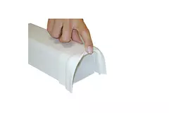 Przewód klimatyzacji Climaplus Miękkie złącze 70x55mm RAL 9010 BIAŁY