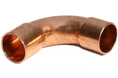 Kolanko lutownicze 90° wersja długa 3/8