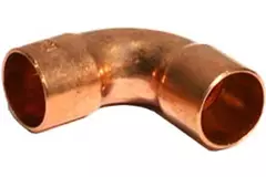 Kolanko lutownicze 90° wersja krótka 3/8