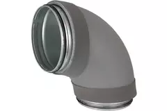 Izolowane kolano termoduct 90 stopni, średnica kolana 125 mm