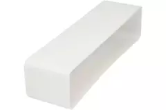 Plastikowa złączka żeńska prostokątna 220 x 55 mm - KSF25