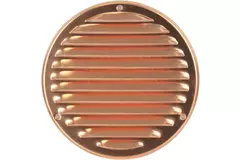 Kratka wentylacyjna metalowa okrągła Ø160 mm miedź - MR160Cu