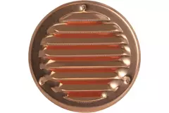 Kratka wentylacyjna metalowa okrągła 100 mm miedź - MR100Cu